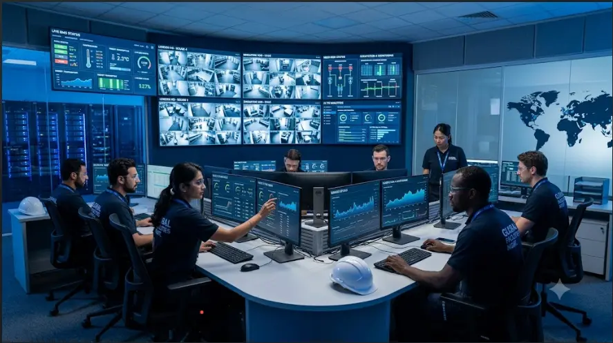 Engineering professionals beginning successful international careers in Dubai after selection for data center jobs.